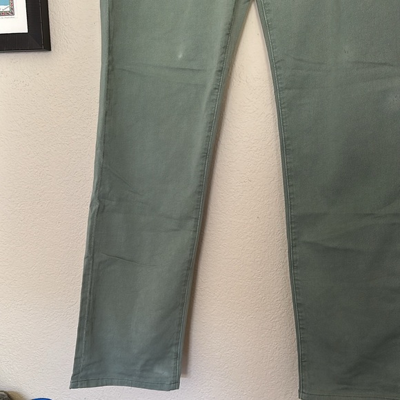 AG Adriano Goldschmied Slim Khaki Pants Green Size 32R Men’s - Picture 5 of 9